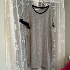 Gray t shirt dress